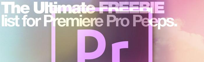 free adobe premiere pro presets